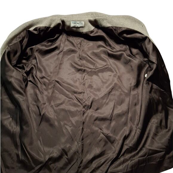 Forecaster of Boston Wool Coat Women’s Sz 14 Vintage Brown Blazer Style USA Made - Picture 6 of 11